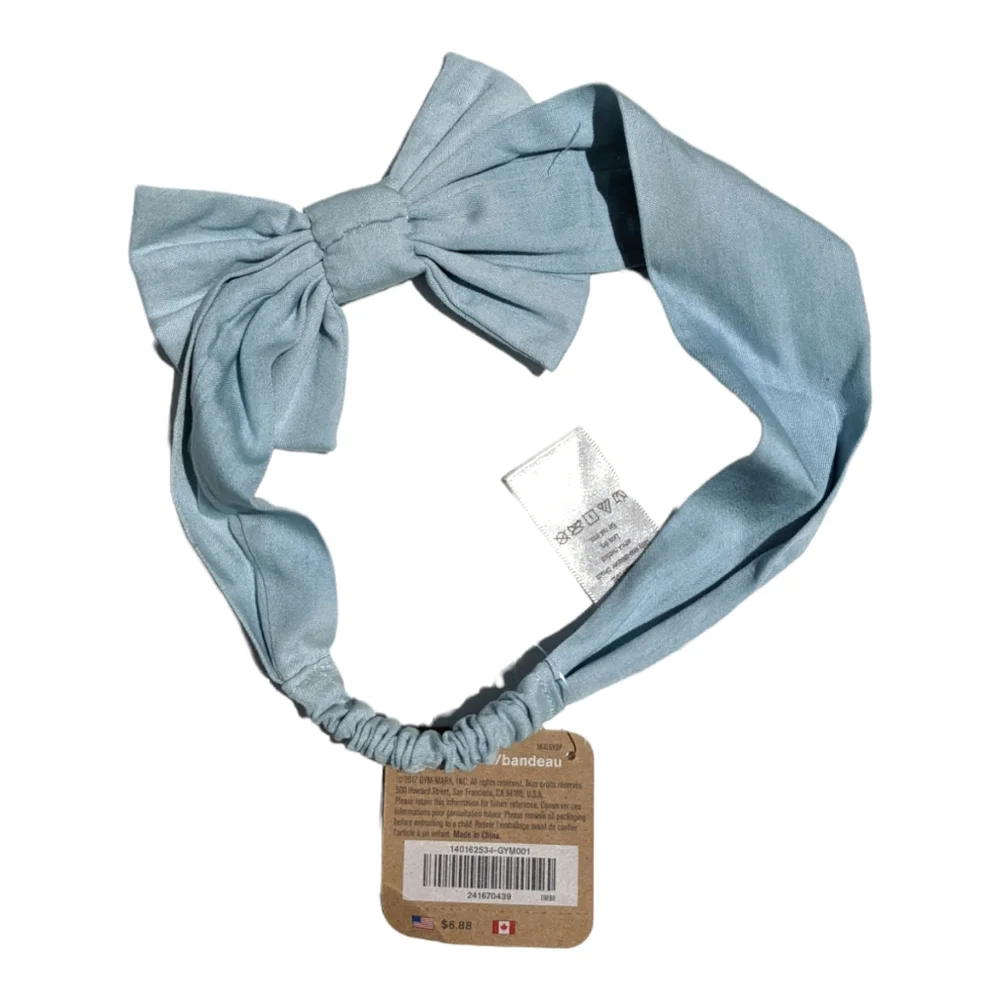 Crazy 8 Girls OS 4+ Blue Bow Head Band